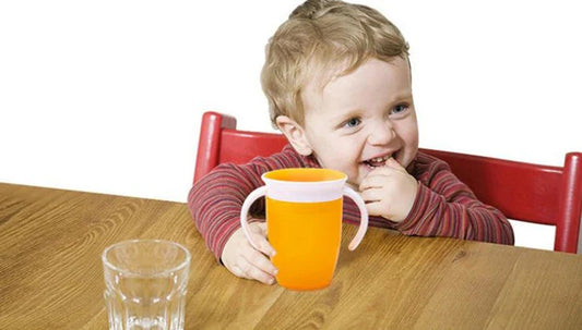 360° Rotating Baby Learning Drinking Cup