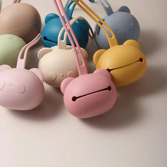 Panda-Shaped Silicone Pacifier Case