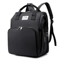 Mommy Bag with Folding Baby Bed