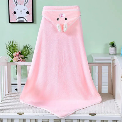Cartoon Animal Hooded Baby Towels
