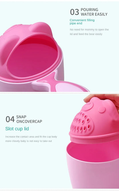 Cute Bear Baby Shower Cap